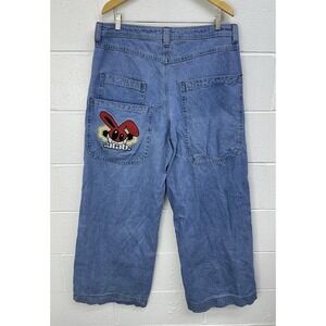 Zumiez Alab Mega Rave Jean Med Blue Men's 36 / Baggy Wide Leg